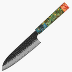Couteau Acier Noir Santoku