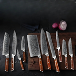 Couteau Santoku Alvéolé