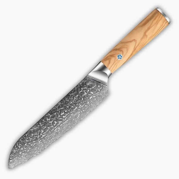 Couteau Santoku Manche Bois